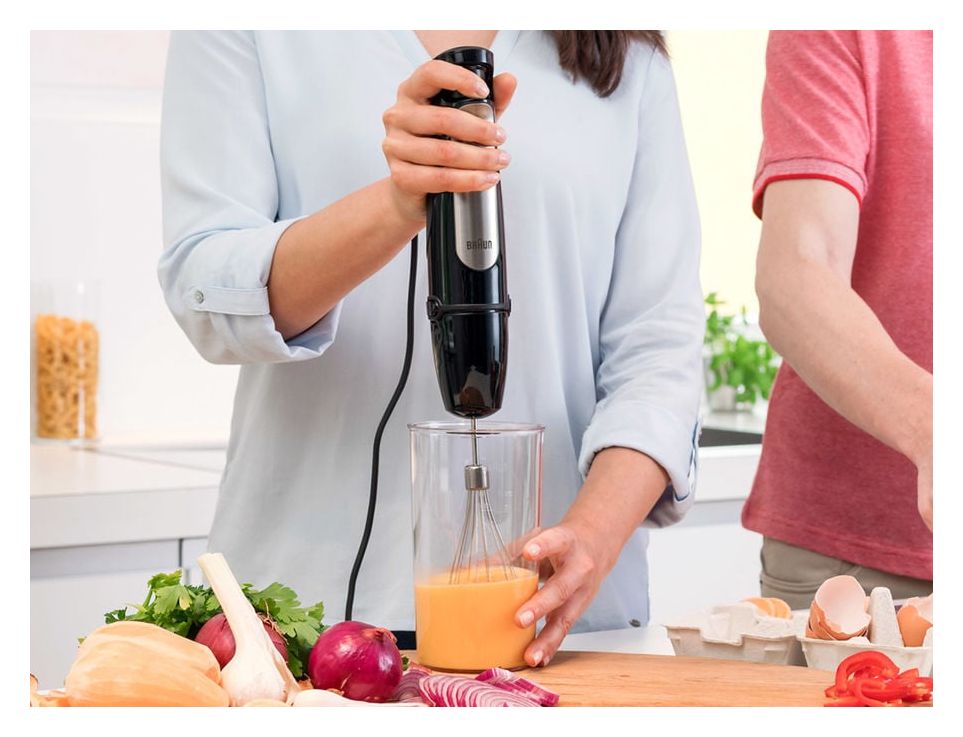 MQ7025X MultiQuick 7 Stabmixer 1000 W  (Schwarz, Edelstahl) 