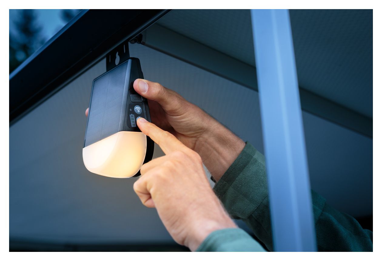 KL300AS Akku Solar LED Outdoor Lampe LED Wandbeleuchtung für den Außenbereich Batterie/Akku 