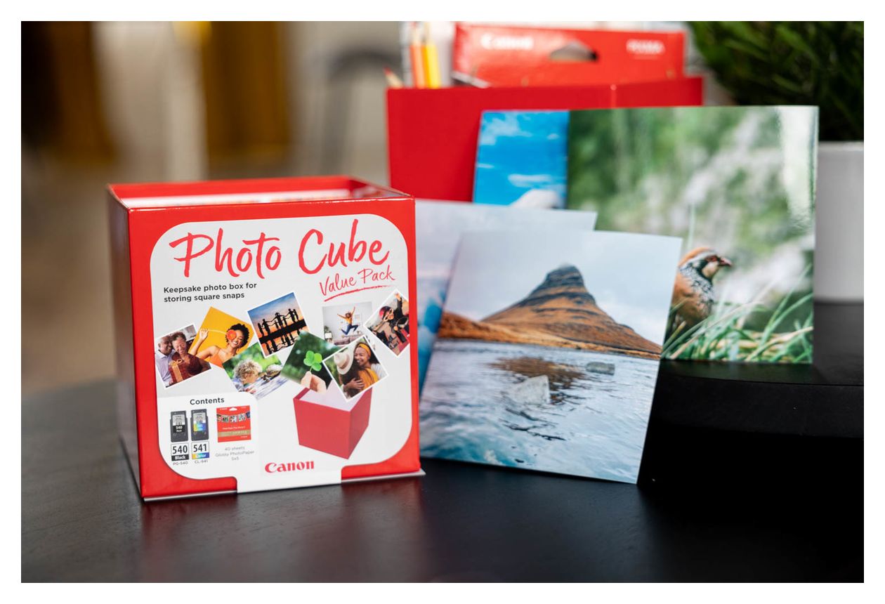 PG-540/CL-541 Photo Cube Value Pack originale Druckerpatronen Schwarz, Cyan, Magenta, Gelb 
