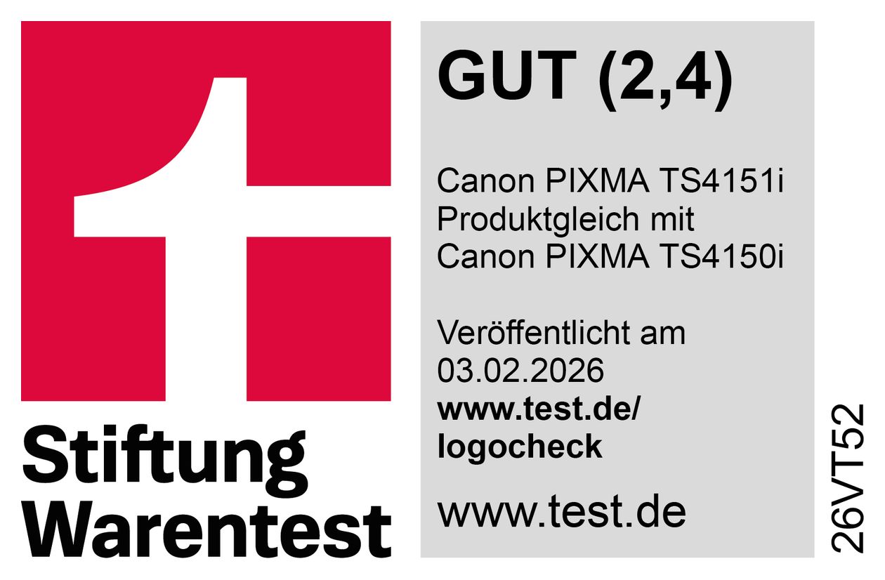 Pixma TS4151i All in One A4 Tintenstrahl Drucker 1200 x 1200 DPI 