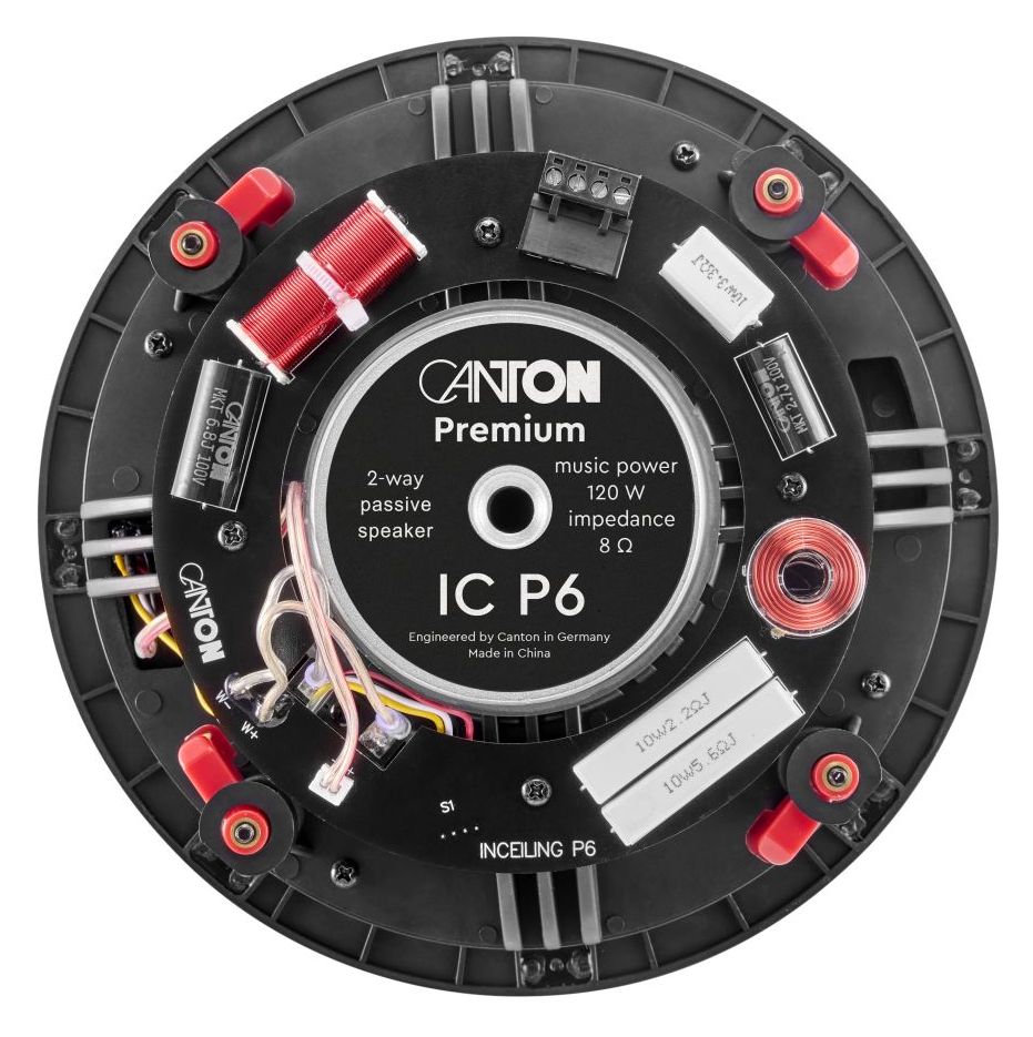 InCeiling P6 60 W 2-Wege Lautsprecher  (Schwarz) 