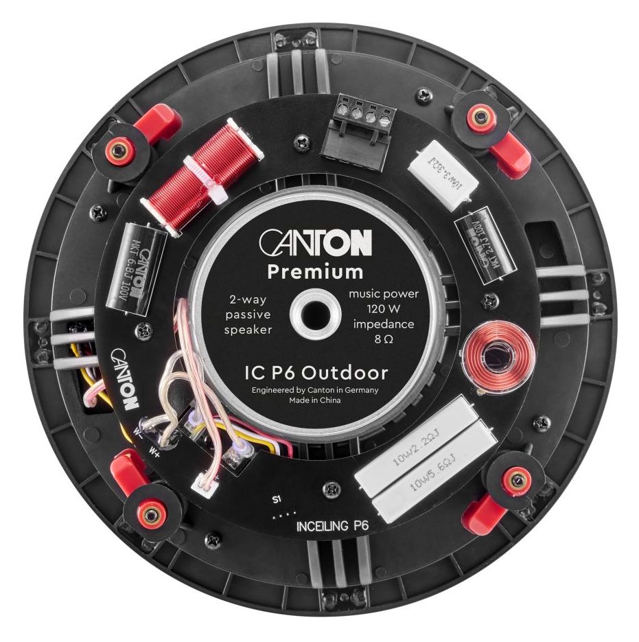 InCeiling P6 60 W 2-Wege Lautsprecher  (Schwarz) 