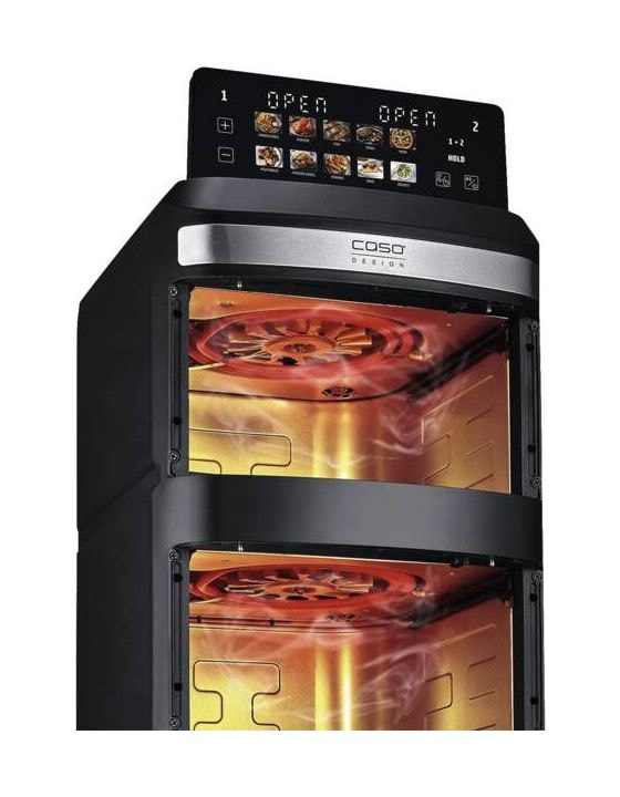 3189 AirFry DuoTower Doppel Heißluftfritteuse 6,2 l 2800 W  (Schwarz) 