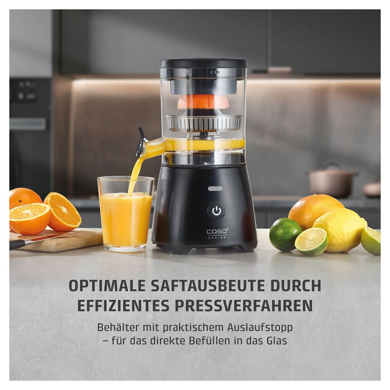 CP400 Lift vollautomatischen Zitruspresse 300 W  (Schwarz) 