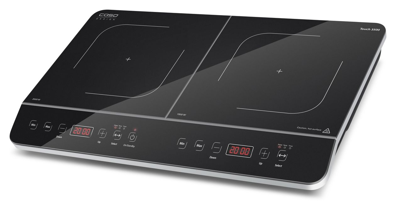 Design Touch 3500 autarkes 60 cm Induktions Kochfeld/Herdplatte 2 Zone(n) 