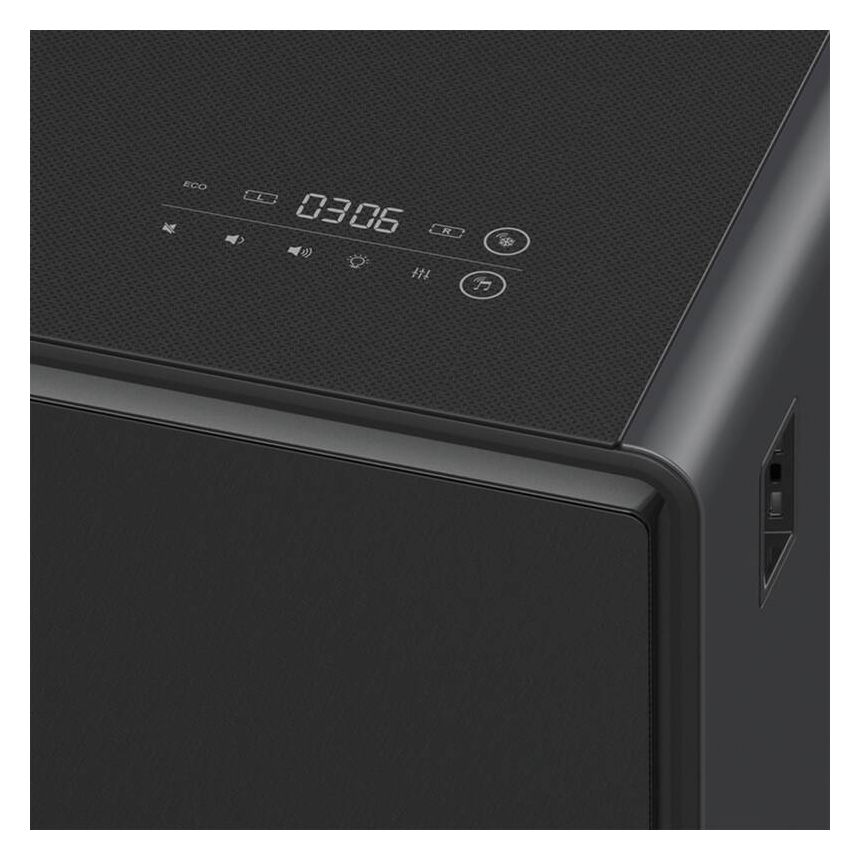Sound & Cool 135 l Tischkühlschrank EEK: F 91 kWh Jahr  (Schwarz) 