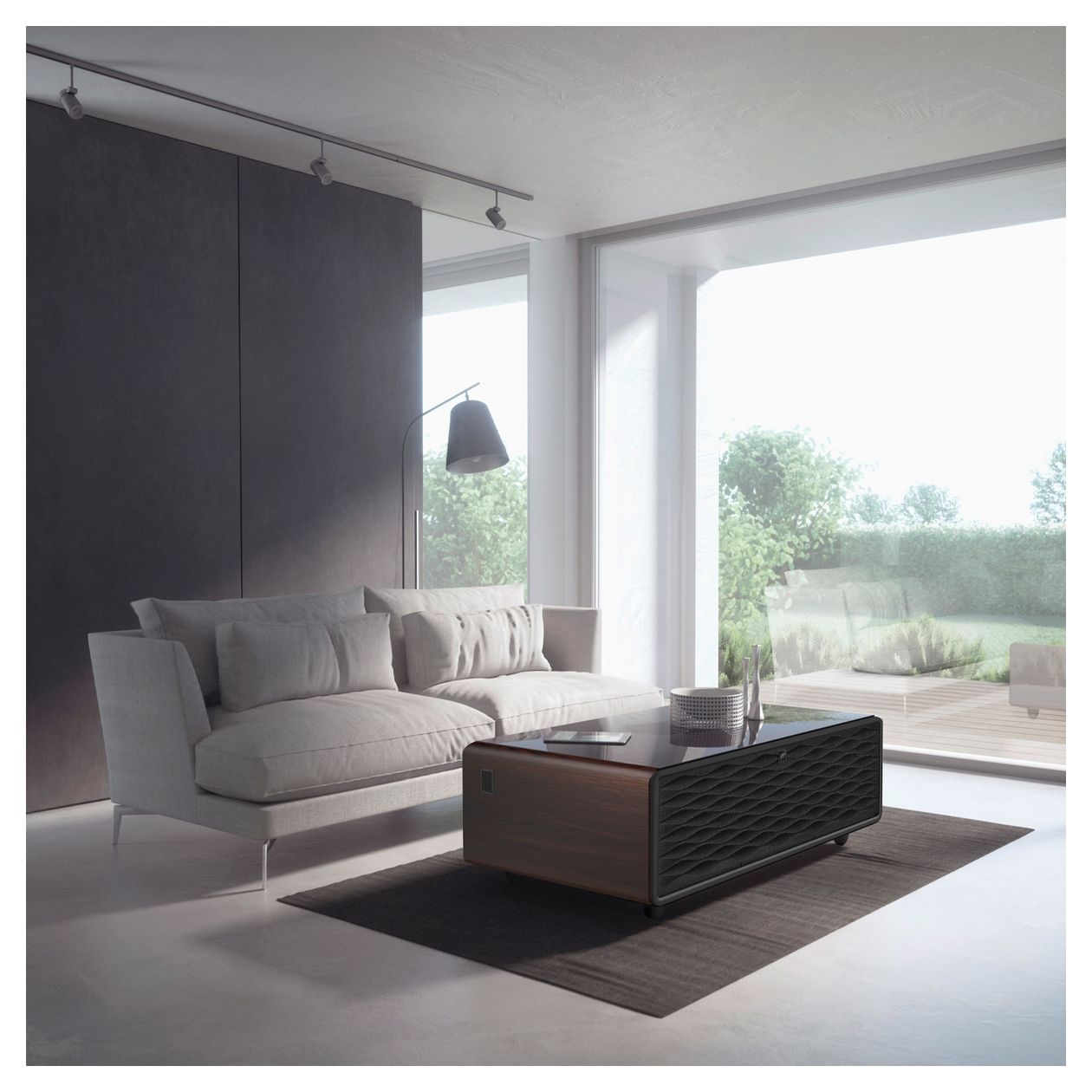 Sound & Cool 135 l Tischkühlschrank EEK: F 91 kWh Jahr  (Schwarz) 