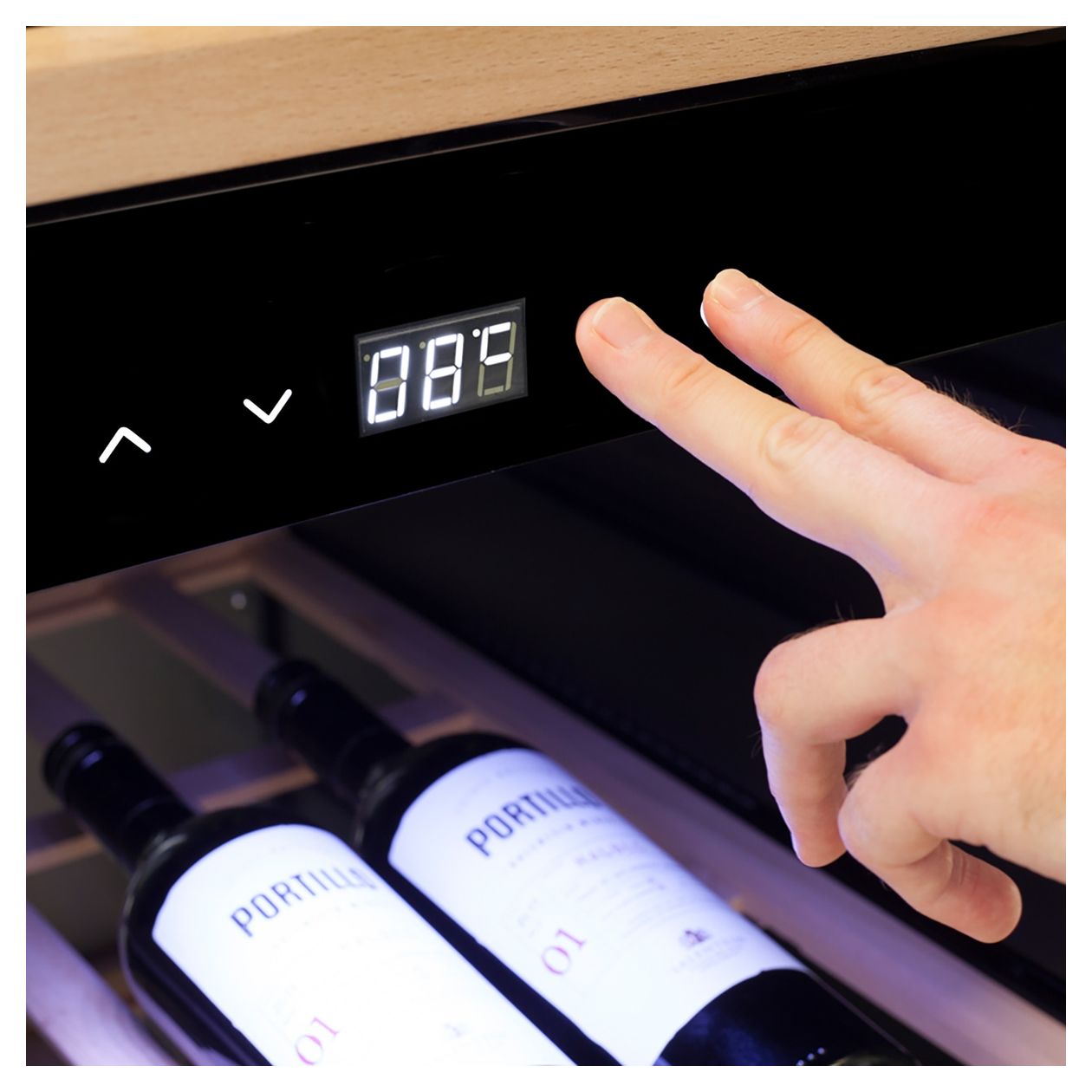 WineExclusive 38 Smart Weinkühler Freistehend EEK: G 2 Zonen 38 Flasche(n) 