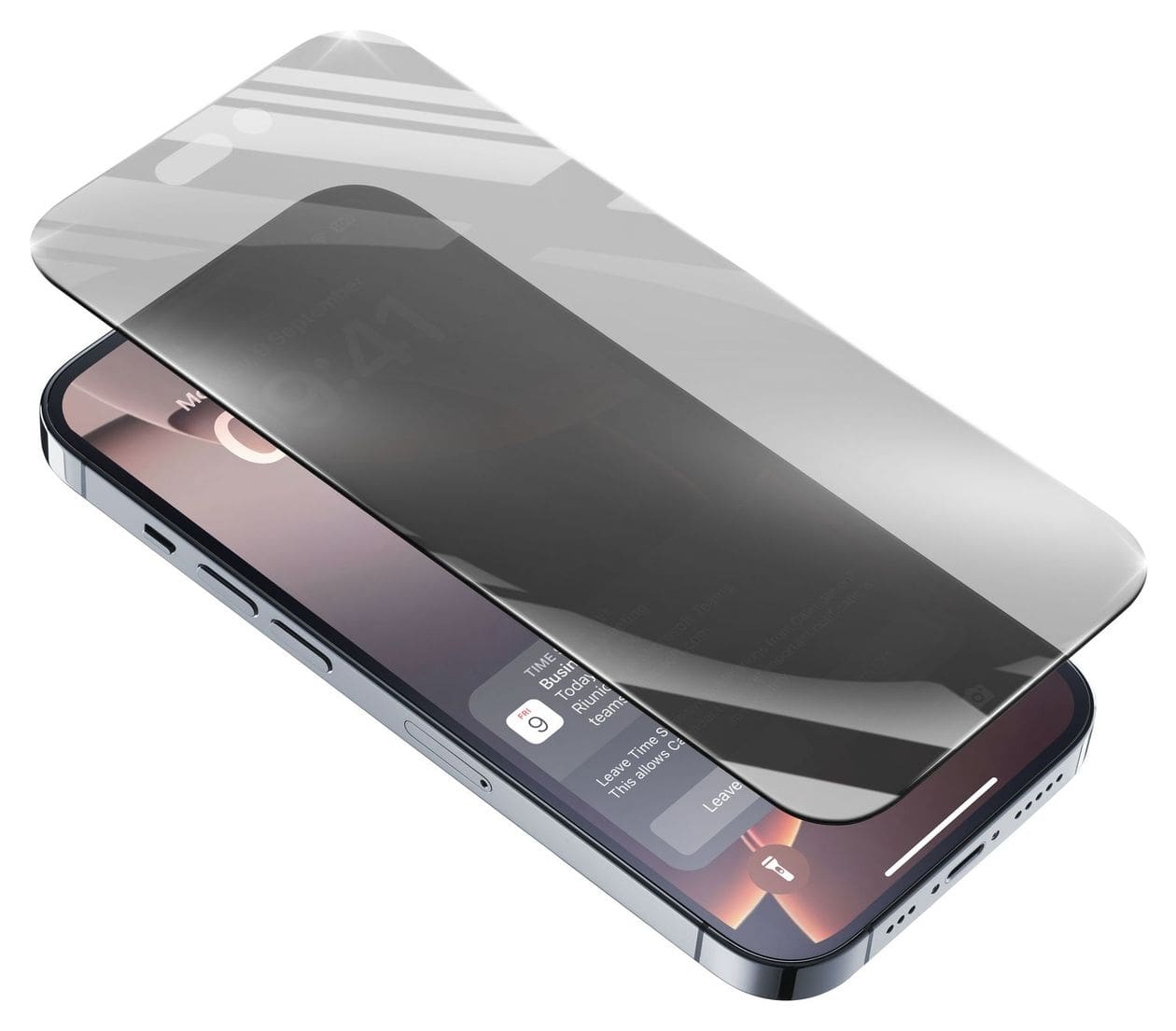 Top Secret Eclipse Datenschutz-Bildschirmschutz " Privacy " gehärtetes Glas 9H für  Apple iPhone 16 Pro Max 
