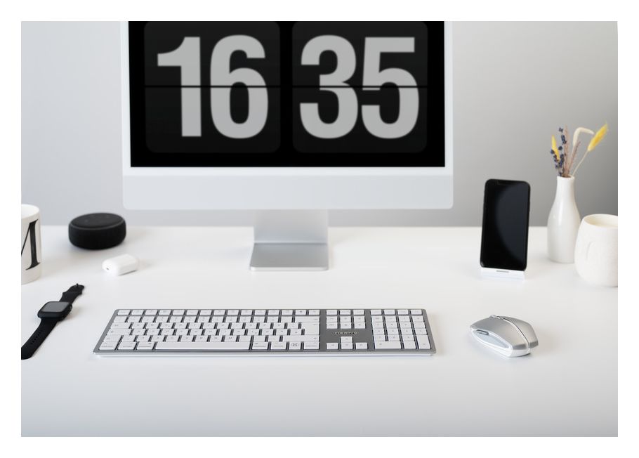 Gentix BT 2000 DPI Gaming Maus Optisch  (Grau) 