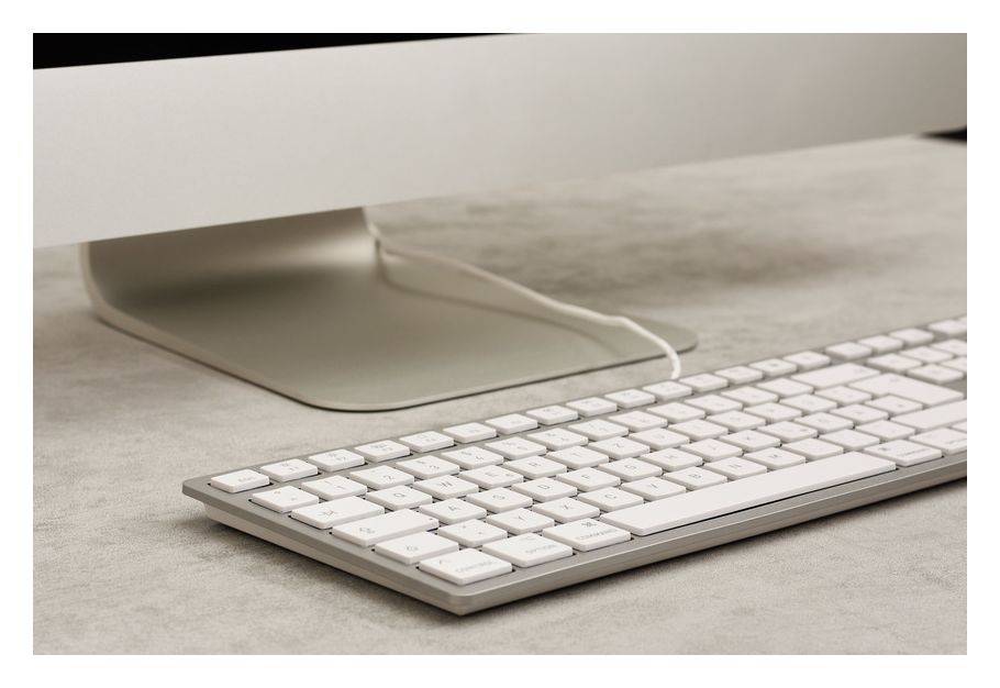 KC6000C für Mac Universal Tastatur USB  (Silber) 