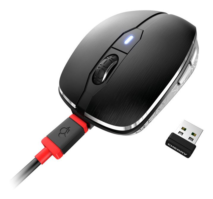 MW8C Advanced 3000 DPI Maus Optisch  (Schwarz, Grau) 