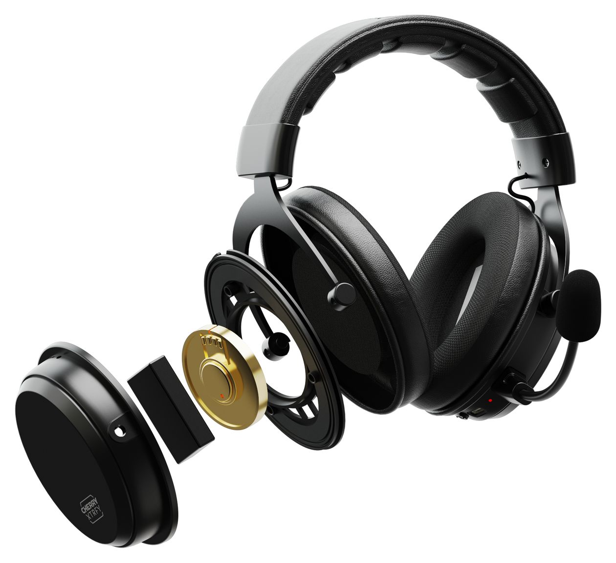 H3 Wireless Ohraufliegender Bluetooth Kopfhörer kabellos 100 h Laufzeit  (Schwarz) 