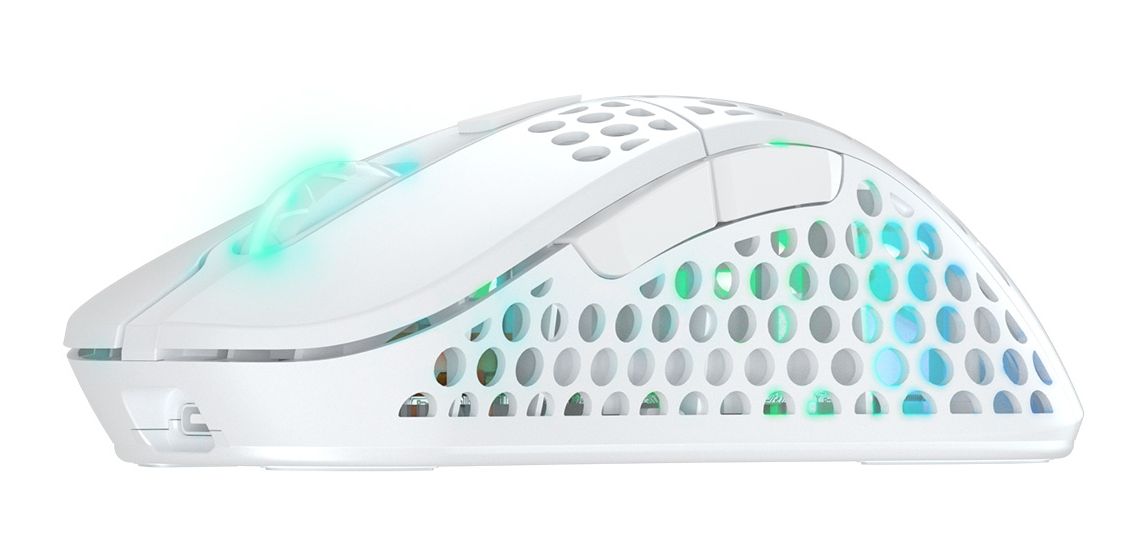 M4 RGB Wireless 19000 DPI Gaming Maus Optisch  (Weiß) 