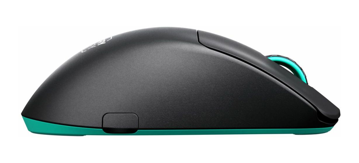 M64 Wireless 26000 DPI Gaming Maus  (Schwarz, Türkis) 