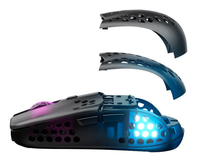 MZ1 RGB Wireless Gaming Maus Optisch  (Schwarz) 