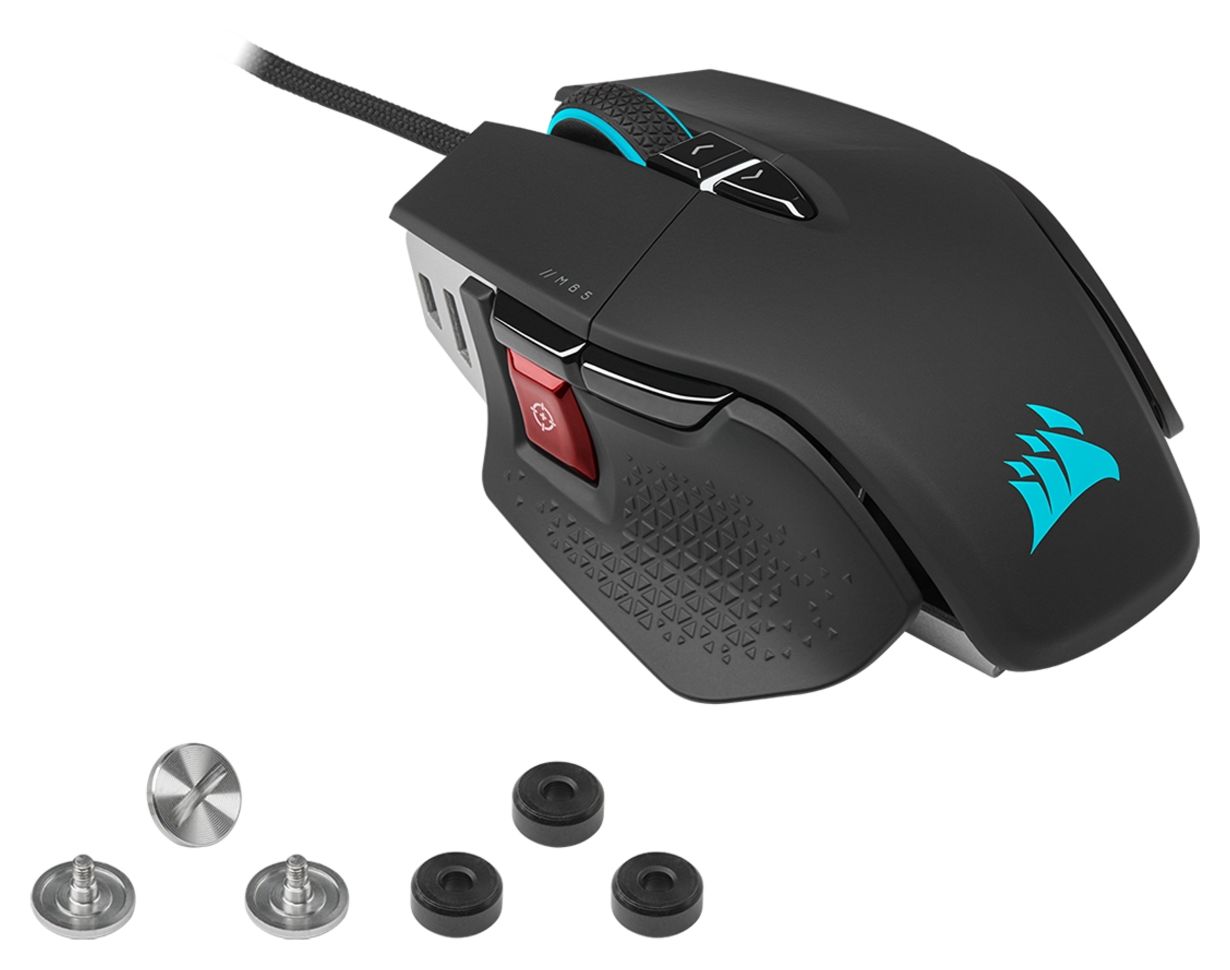 M65 RGB Ultra 26000 DPI Gaming Maus Optisch  (Schwarz) 