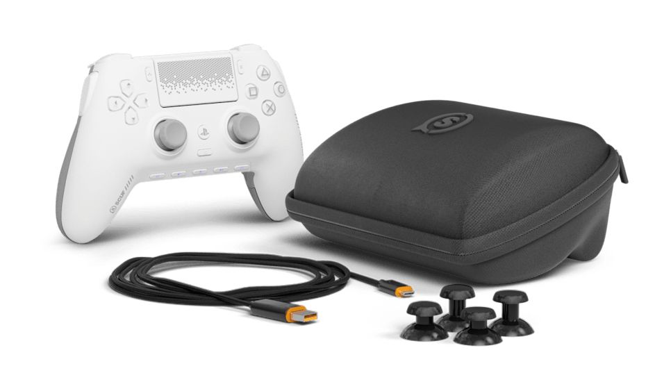 Scuf Omega Analog / Digital Gamepad für PlayStation 5, PC  (Weiß) 