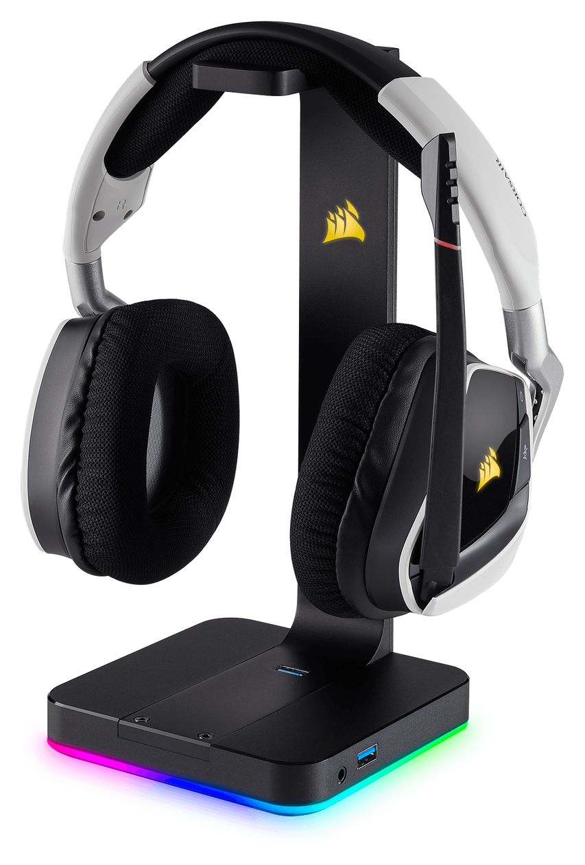 ST100 RGB Premium Headset-Ständer  (Schwarz) 