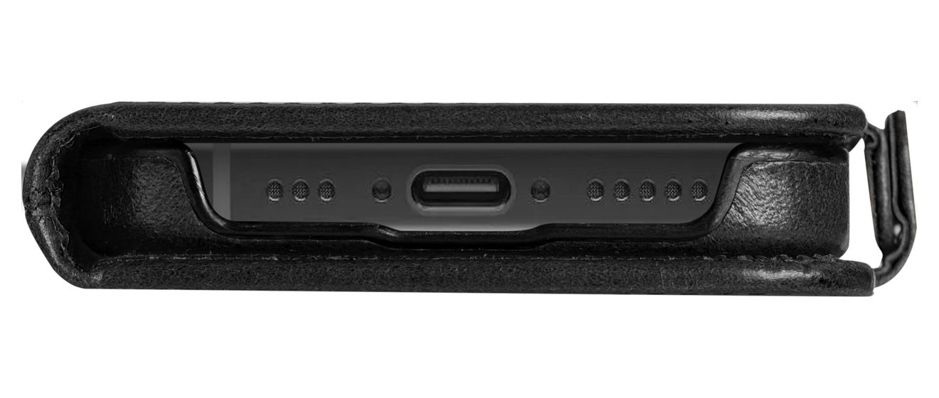 Lynge Flip case für Apple iPhone 17e/16e  (Schwarz) 