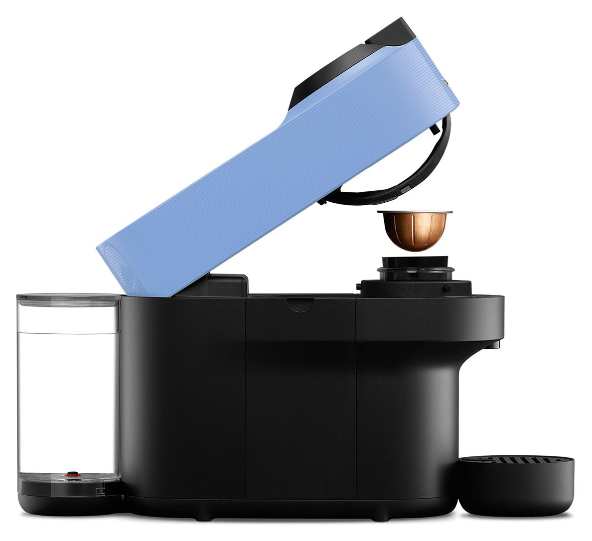 ENV90.A Vertuo Pop Nespresso Kapselmaschine 0,56 l  (Schwarz, Blau) 