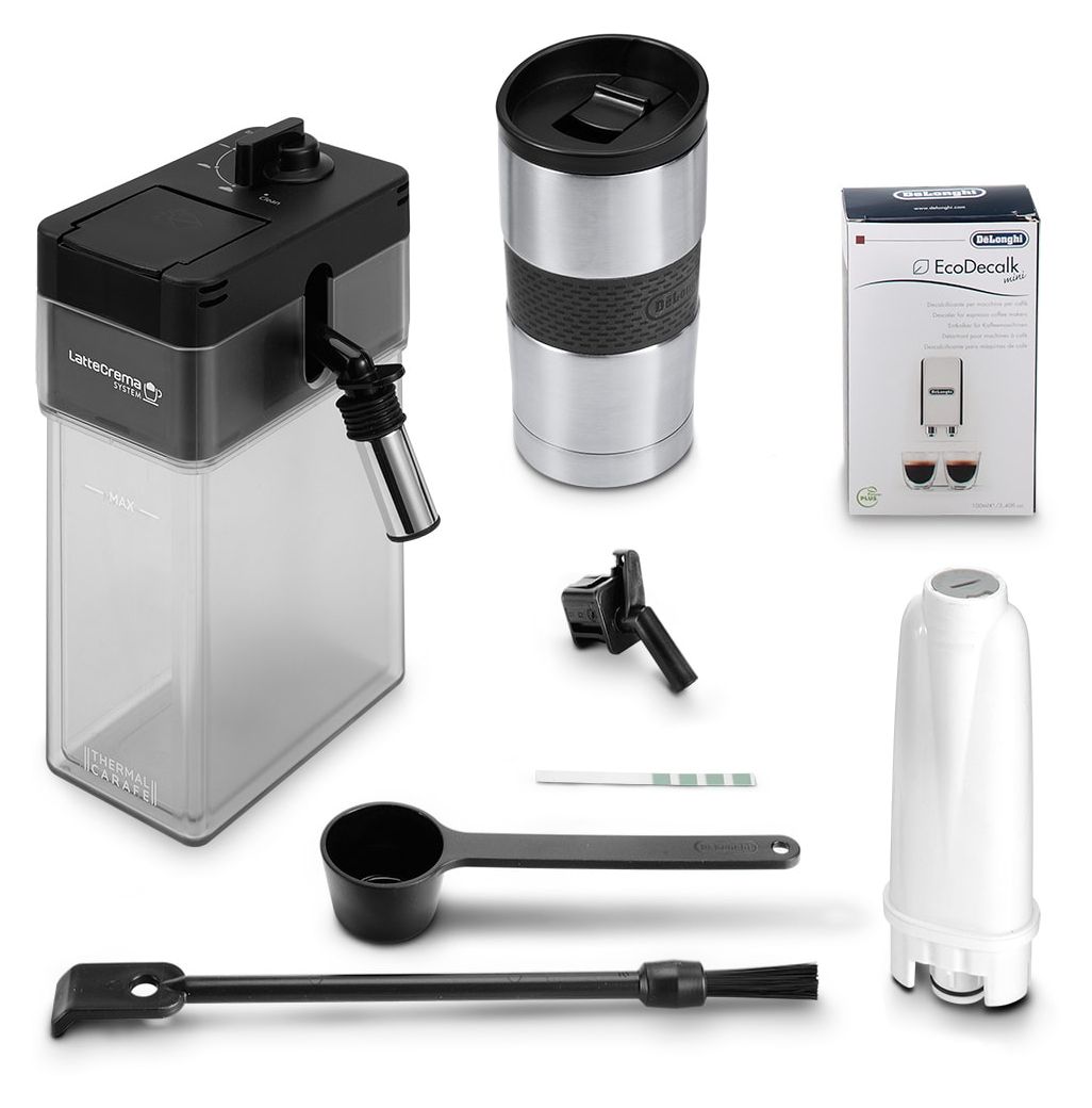 PrimaDonna Soul ECAM610.74.MB Kaffeevollautomat 19 bar 2,2 l 500 g AutoClean  (Schwarz, Edelstahl) 