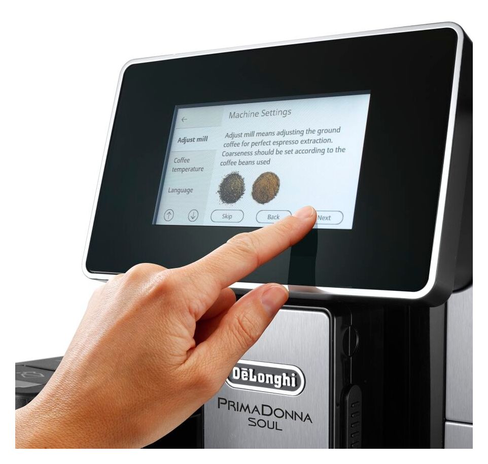 PrimaDonna Soul ECAM610.75.MB Kaffeevollautomat 2,2 l 500 g (Metal Black) 