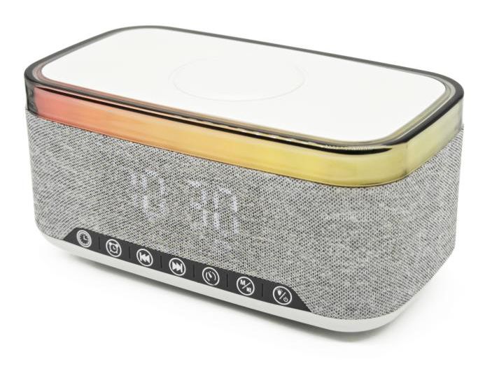 CRQ-225 Bluetooth FM Radio Uhr  (Grau) 