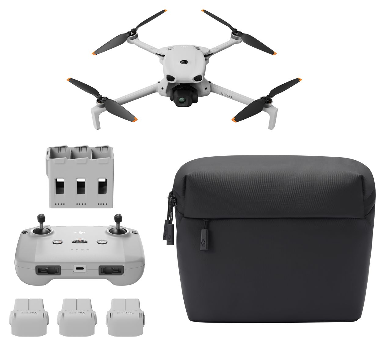 Lito X1 Fly More Combo Quadrocopter Multicopter/Drohne Flugzeit: 36 min  (Grau) 