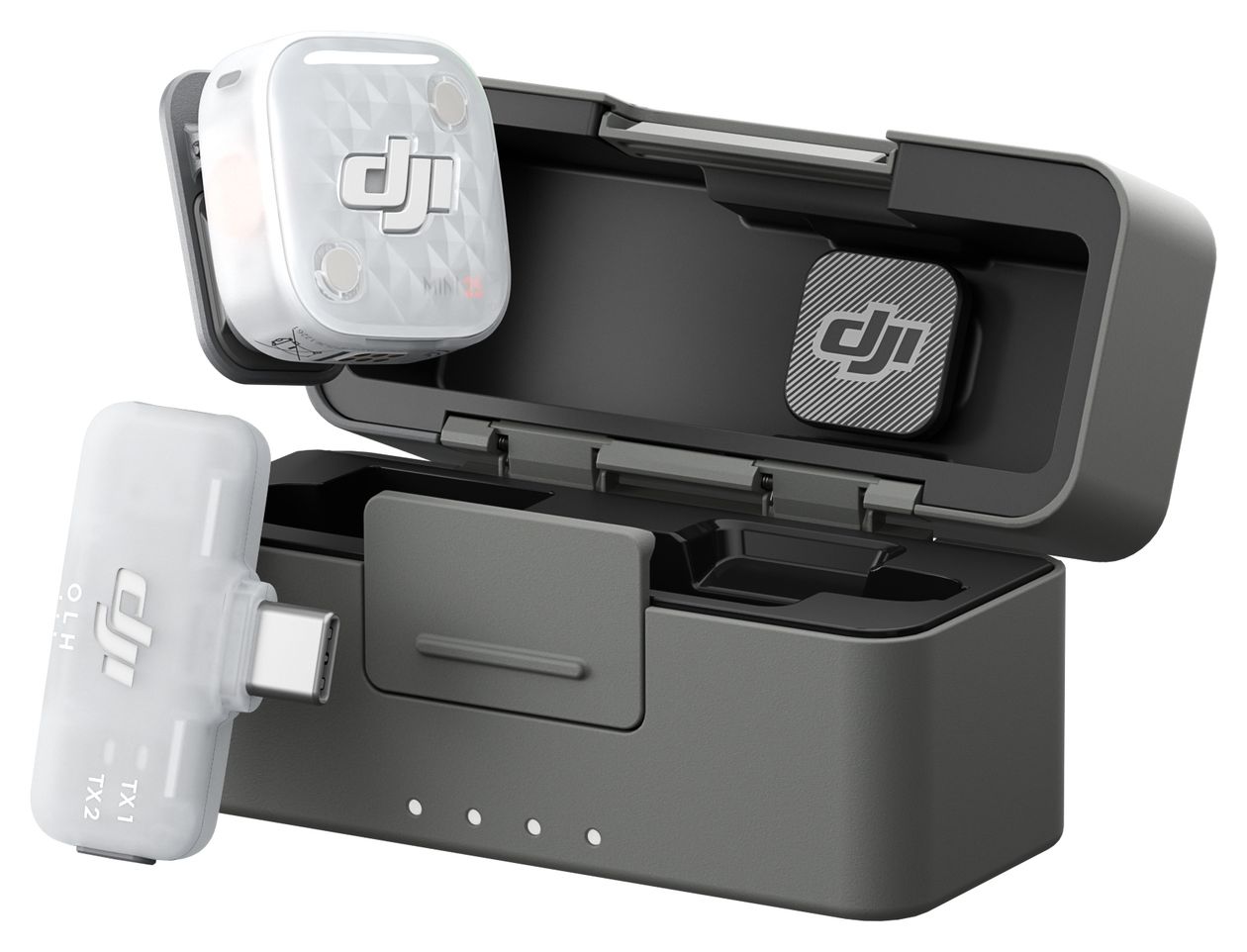 Mic Mini 2S (1 TX + 1 Mobile RX + Charging Case) 