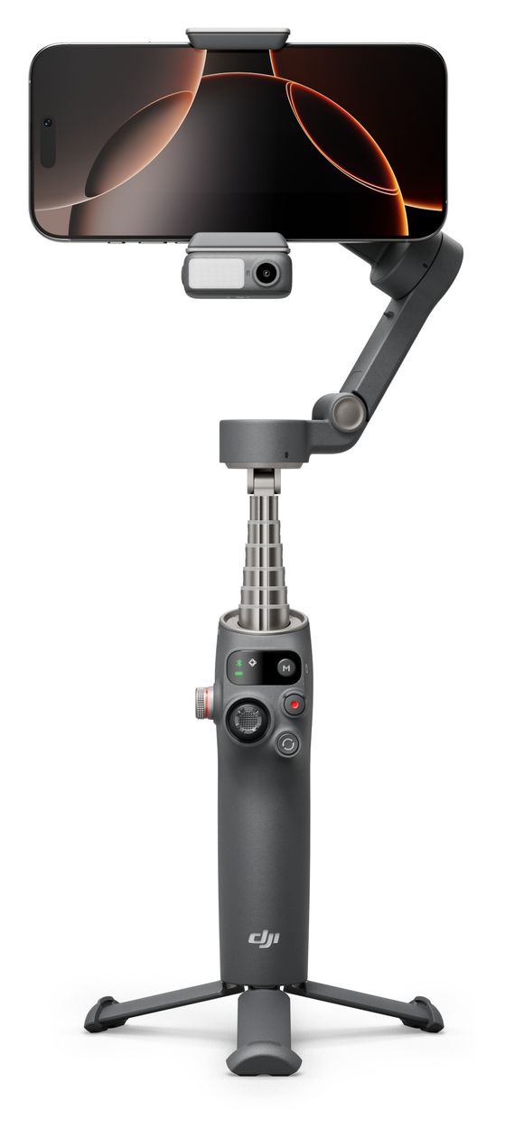 Osmo Mobile 7P Stativ Gimbal für Smartphone faltbar Bluetooth  (Schwarz) 