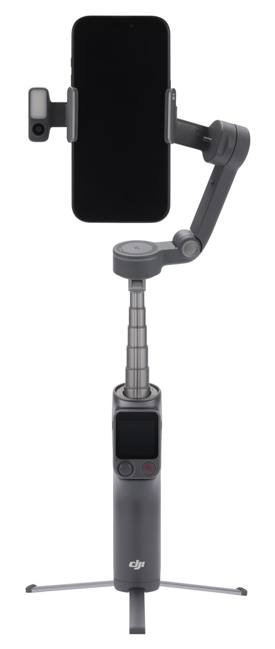 Osmo Mobile 8P Advanced Tracking Combo Stativ Gimbal für Smartphone faltbar Bluetooth  (Schwarz) 