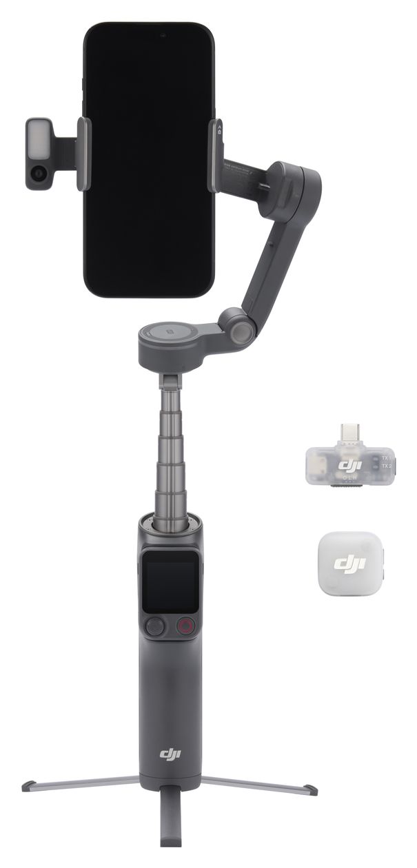 Osmo Mobile 8P Creator Combo Stativ Gimbal für Smartphone faltbar Bluetooth  (Schwarz) 