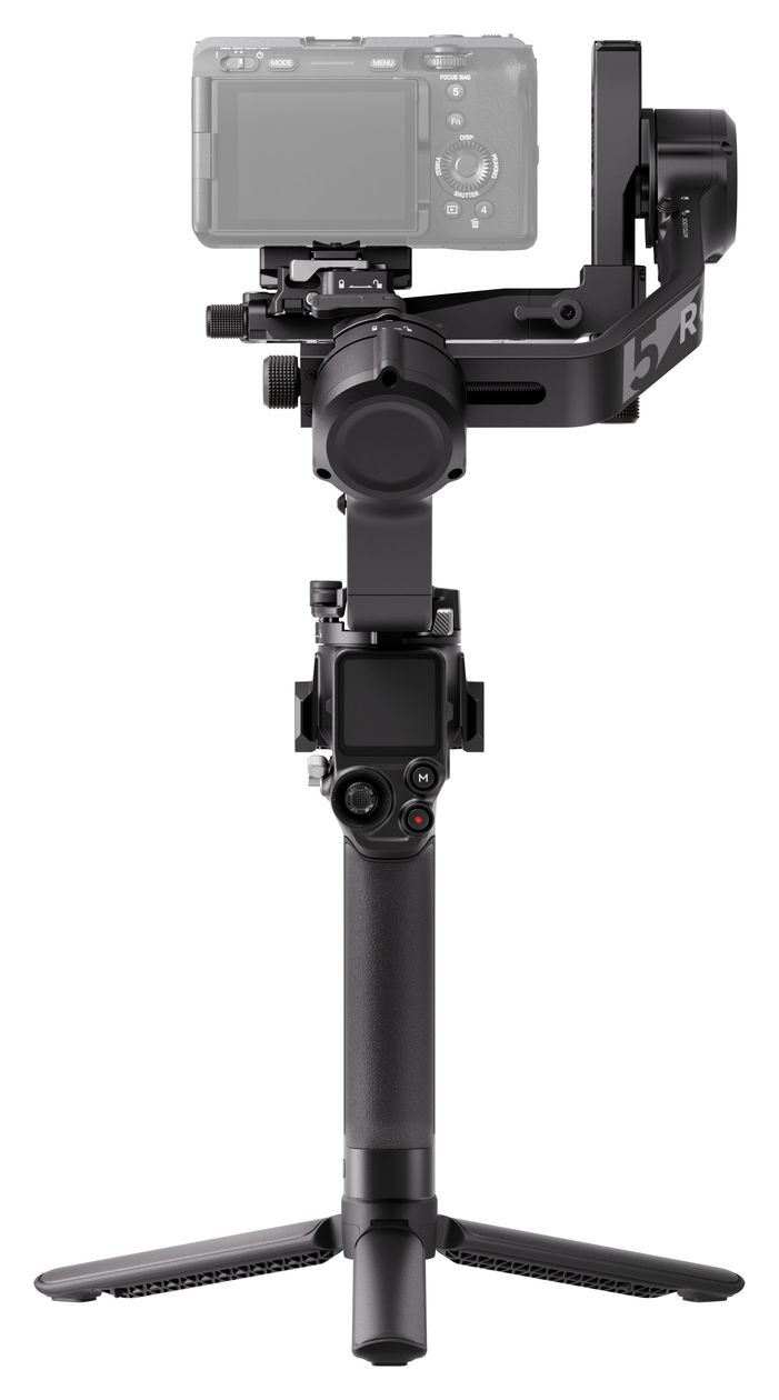 RS5 Stativ Gimbal für Kamera faltbar Bluetooth  (Schwarz) 