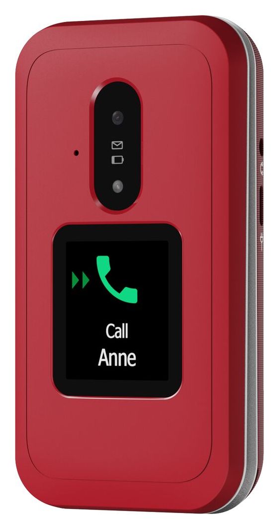 Leva E30 4G Smartphone 7,11 cm (2.8 Zoll) 0,3 MP Single SIM  (Rot, Weiß) 