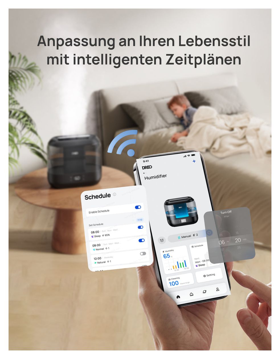 HM311S Luftbefeuchter 4,0 l Tank 