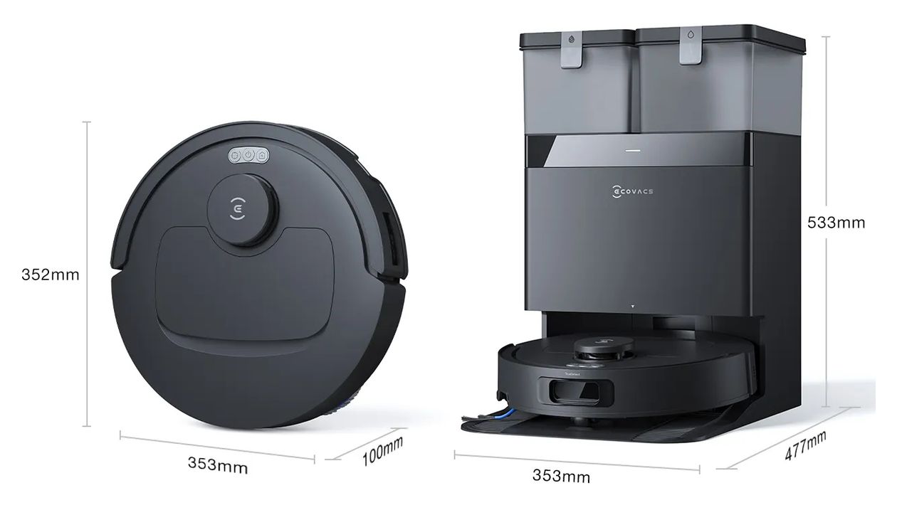 Deebot T30C Gen 2 Saugroboter nass/trocken 180 min Akku 25000 Pascal Leistung  (Schwarz) 