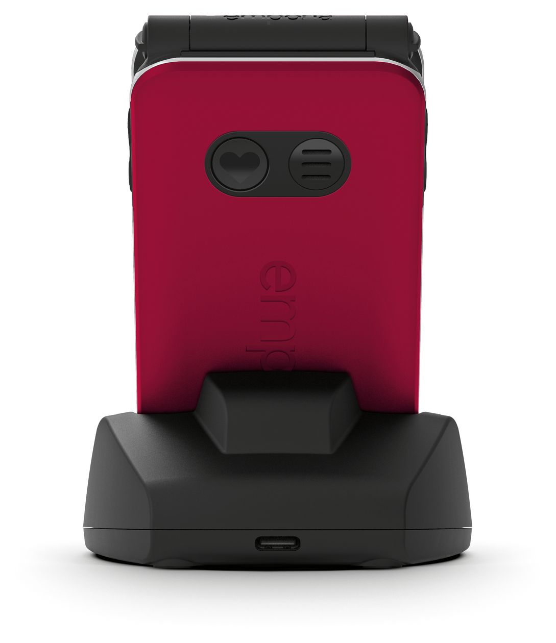 Joy V228 Seniorenhandy 4G Smartphone 7,11 cm (2.8 Zoll) 2 MP Single SIM  (Rot) 