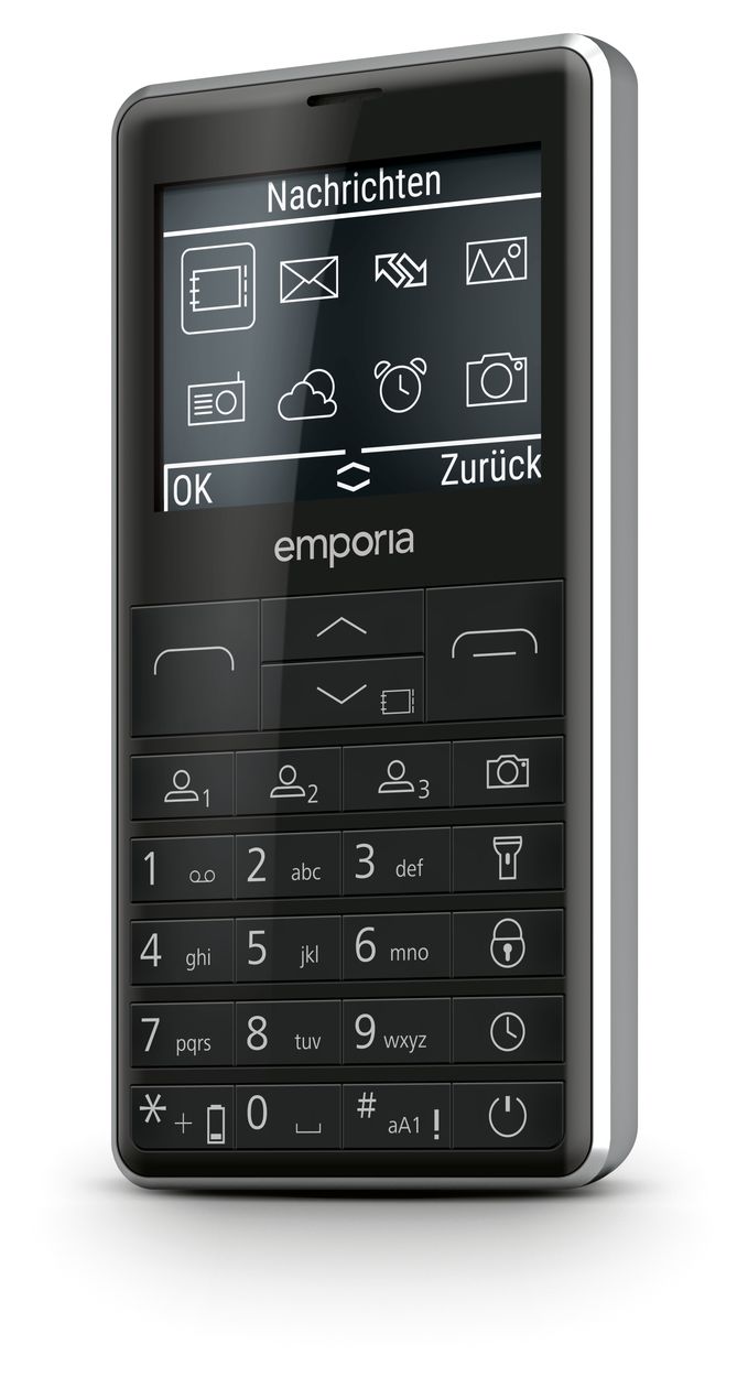Prime LTE 4G Smartphone 5,87 cm (2.31 Zoll) 2 MP Single SIM  (Schwarz) 