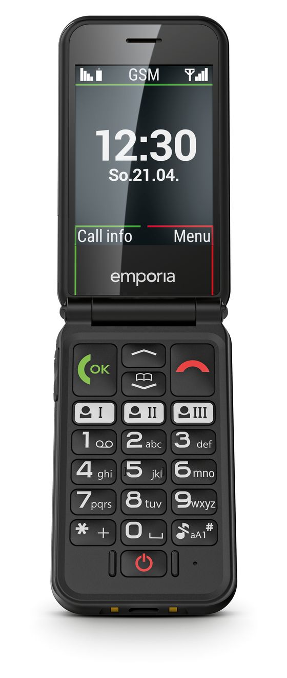 SimpliCity glam 2G Smartphone 7,11 cm (2.8 Zoll)  (Weiß) 