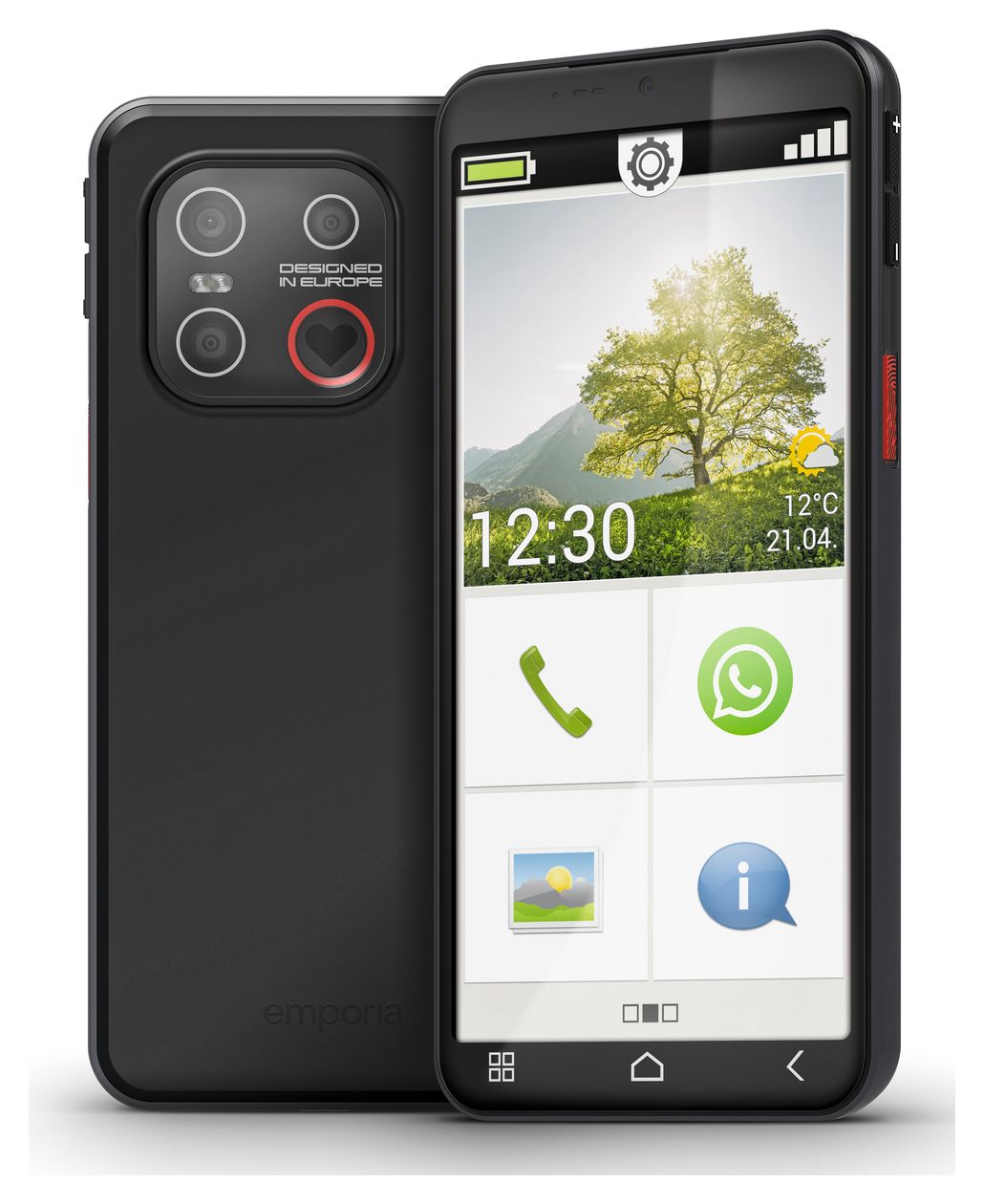 SMART.7lite 128 GB 4G Smartphone 13,8 cm (5.45 Zoll) Android 13 MP Dreifach Kamera Single SIM WiFi 5  (Schwarz) 