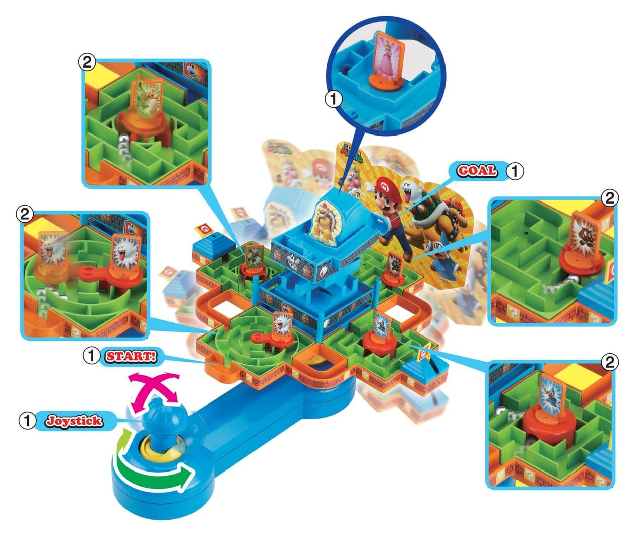 7371 Super Mario Maze Game DX Brettspiel bis zu 1 Spielern ab 5 Jahr(e) 