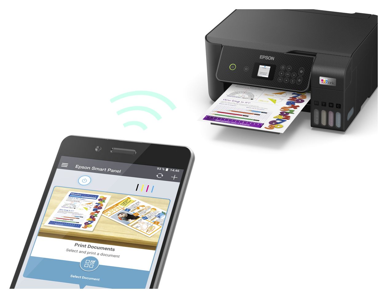 EcoTank ET-2871 All in One A4 Tintenstrahl Drucker 5760 x 1440 DPI 