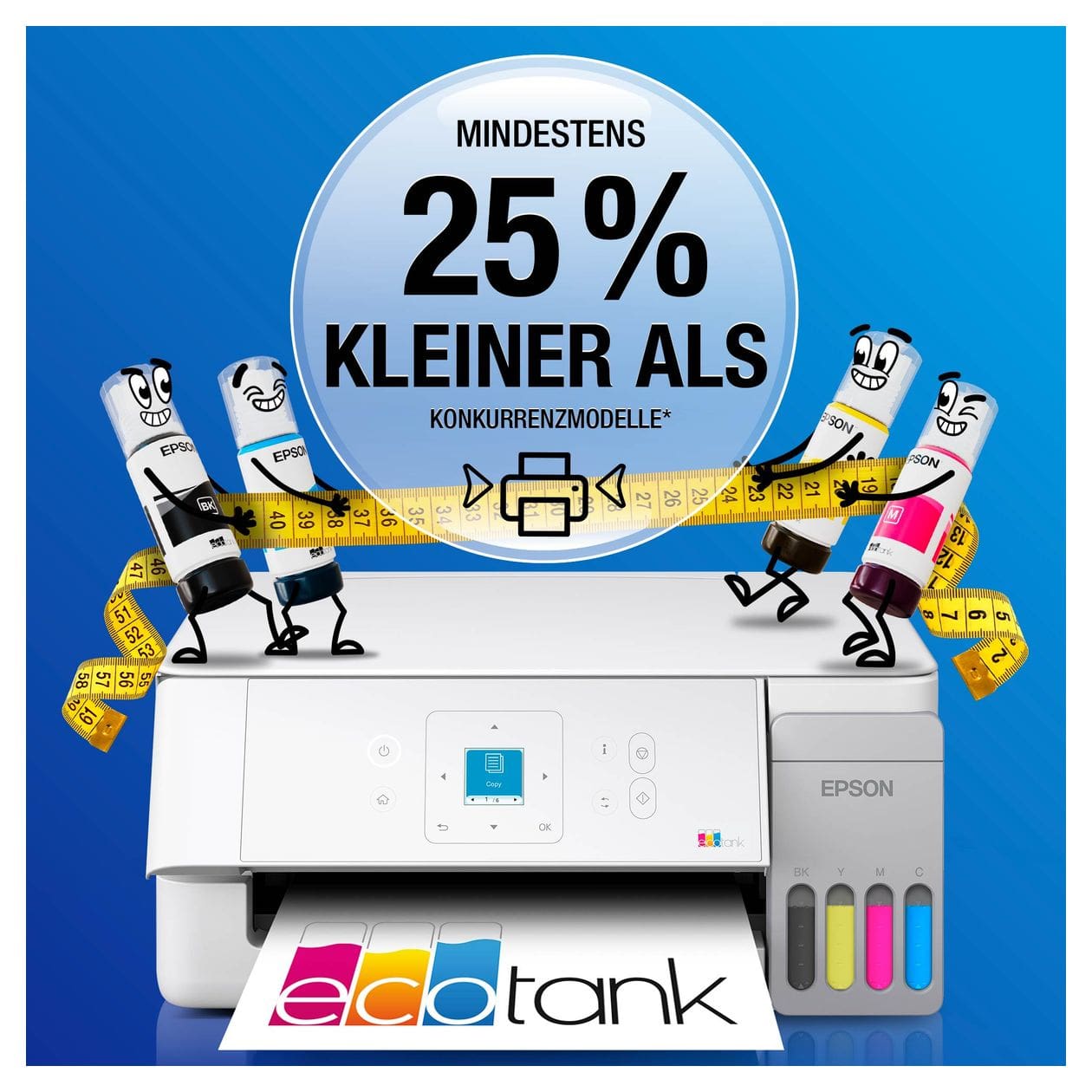 EcoTank ET-2926 All in One A4 Tintenstrahl Drucker 5760 x 1440 DPI 