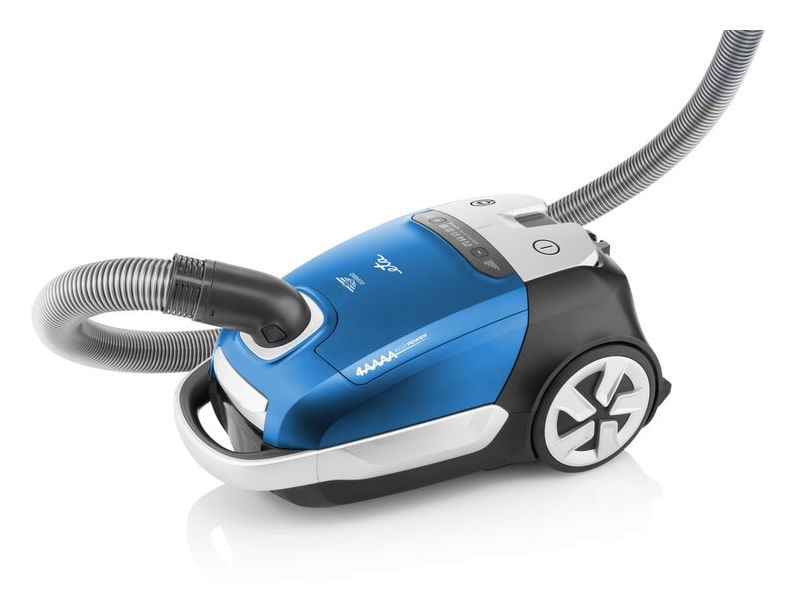 Adagio Bodenstaubsauger mit Staubbeutel 800 W HEPA (Schwarz, Blau, Silber) 