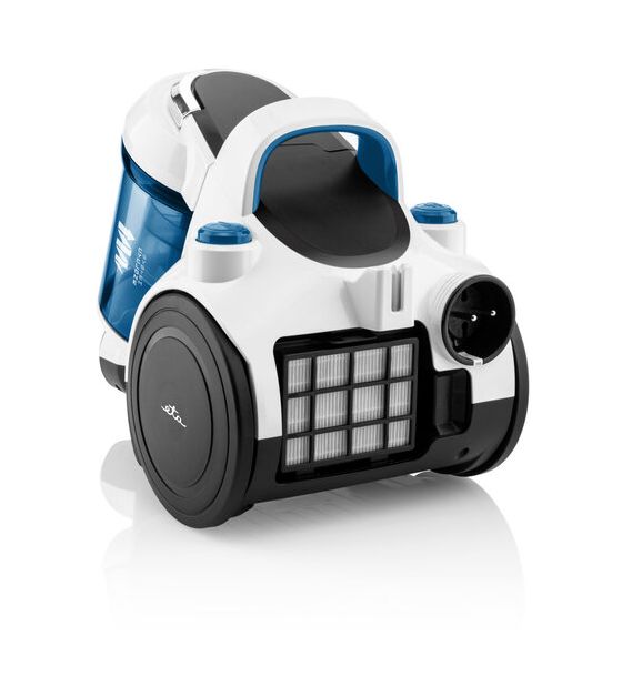 Ambito Bodenstaubsauger Beutellos 700 W HEPA (Schwarz, Blau, Weiß) 