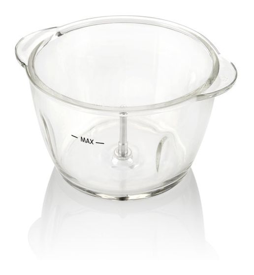 Basto Zerkleinerer 500 W 4 Klingen 1,25 l Glas Behälter  (Transparent, Weiß) 