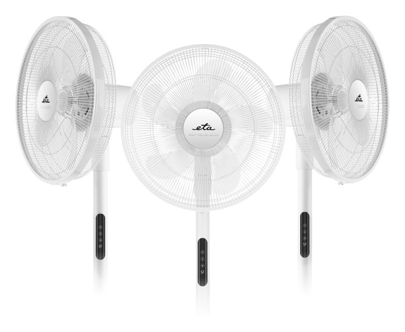 Breezo Ventilator Stand 62 dB  (Weiß) 