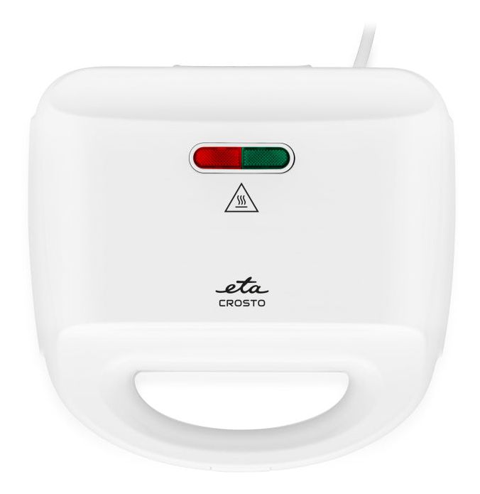 Crosto Sandwichmaker 750 W für 2 Sandwiches  (Weiß) 