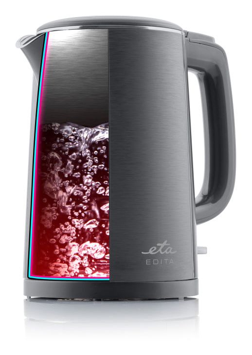 Edita 1,5 l Wasserkocher 2200 W  (Grau) 
